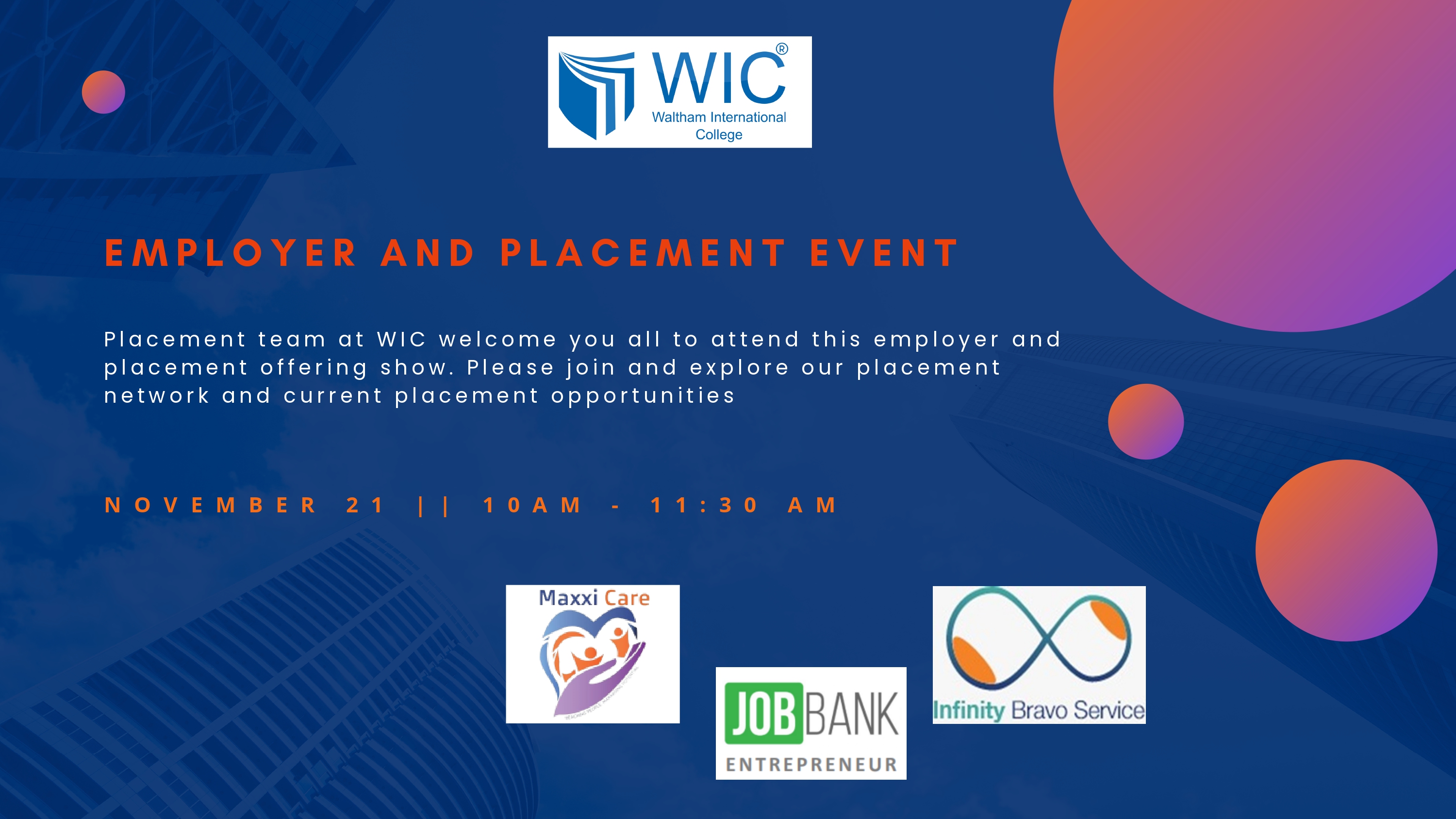 Employer and Placement Event