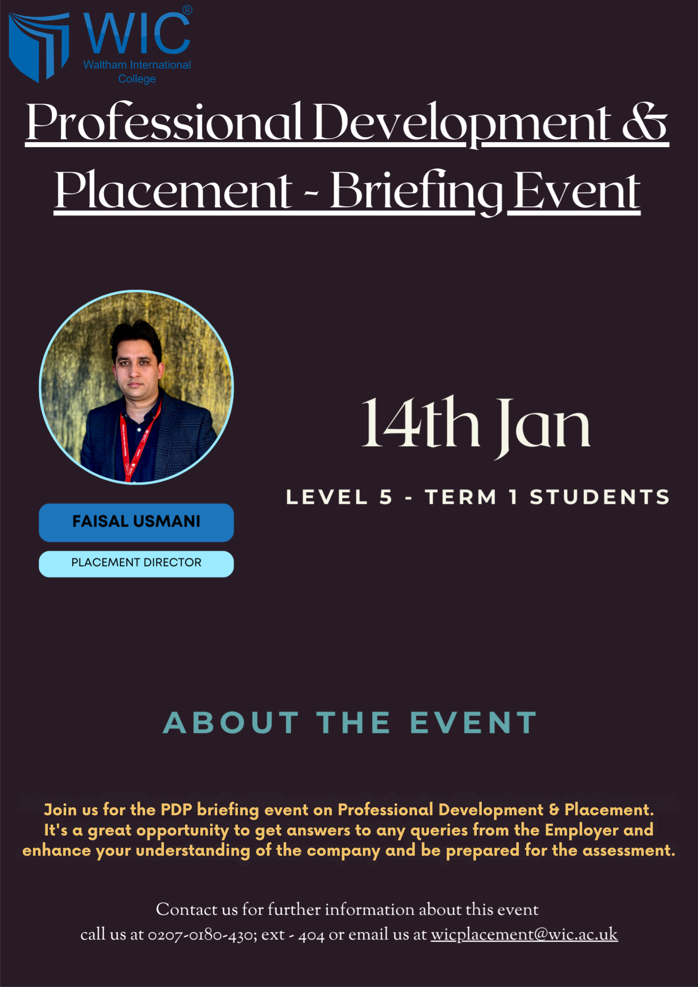 PDP Briefing Event - London