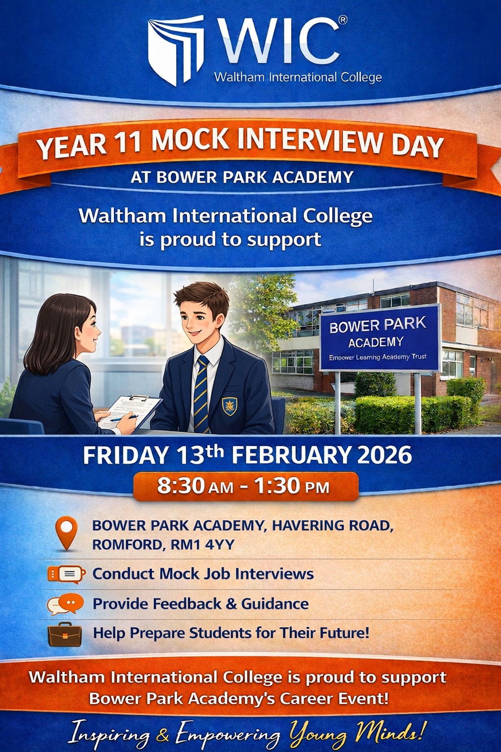 Event: Year 11 Mock Interview Day - WIC Placement